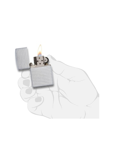 Zippo Classic Chrome Arch Dizayn Çakmak Gri