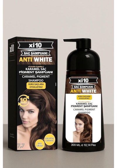 Xi10 Karamel 7.7 Beyaz Kapatıcı Şampuan 300 Ml.
