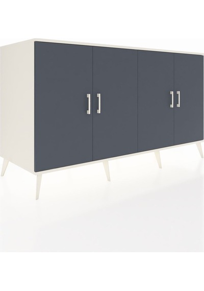 Kronos Konsol 4 Raflı 4 Kapaklı 176x59x99 Aytaşı-antrasit Antrasıt/antrasıt - Aytası Kronos Konsol 4 Raflı 4 Kapaklı 176x59x99 Aytaşı-antrasit Antrasıt/antrasıt - Aytası