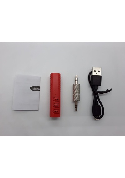 Bluetooth Araç Kiti Hands Free Müzik Alıcısı Ses Adaptörü Aux