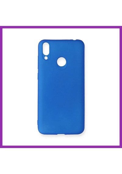Bezos Huawei Honor 8c Kılıf First Silikon - Mavi Bty