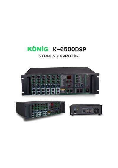 König K 6500 Dsp 4 8 Ohm 500 W 6 Kanal Anfi