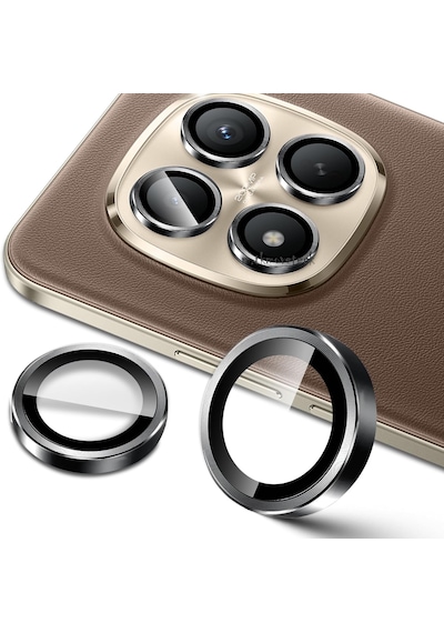 Xiaomi Redmi Note 15 Pro 5g & Note 15 Pro+ Plus Uyumlu Kamera Koruma Lens Koruyucu Temperli Cam Uygulama Aparatlı Kırılmaz Camı