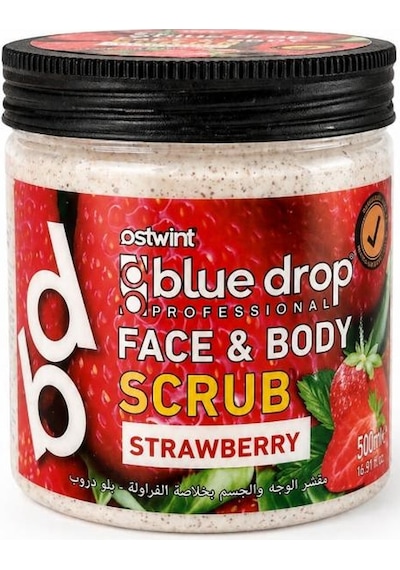 Blue Drop Yüz Bakım Peeling Scrub Çilek 500 Ml