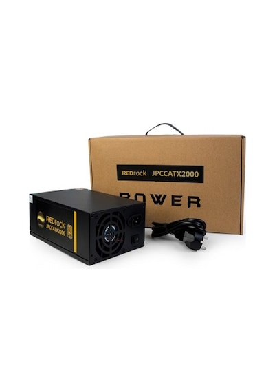 Redrock JPCCATX2000 2000W 80+ Gold Fanlı Mining Güç Kaynağı 2 x 8 CM