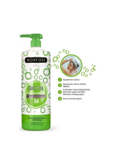 Morfose Biotin Içeren Saç Şampuanı 1000 Ml