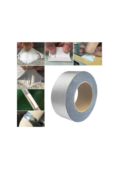 Mk0846 96mm X 2mt Çamur Bant Su Sızdırmaz Güçlü Tamir Tadilat Bandı Çatı Izolasyonı
