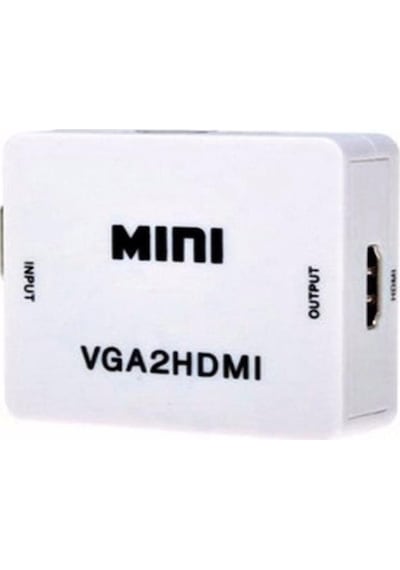 Vga - Hdmi Aktif Çevirici VGA To HDMI Dönüştürücü TV Adaptör Box Vga - Hdmi Aktif Çevirici VGA To HDMI Dönüştürücü TV Adaptör Box