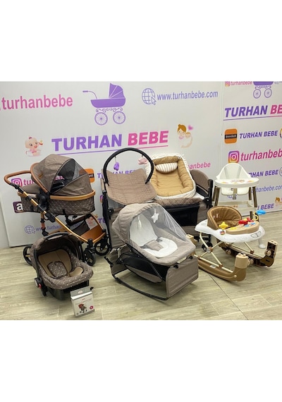 Yeni Doğan Bebek Çeyiz Seti Bebek Arabası Puset Park Beşik Yürüteç Ana Dizi Oyun Halısı Baby Nest.. Gold/kahve Yeni Doğan Bebek Çeyiz Seti Bebek Arabası Puset Park Beşik Yürüteç Ana Dizi Oyun Halısı Baby Nest.. Gold/kahve