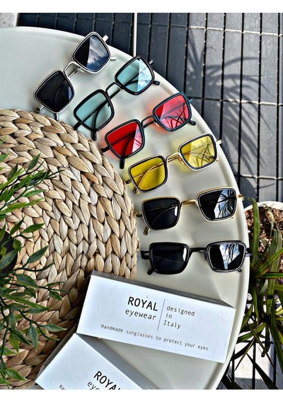 Royal Eyewear Ex657 Gold Black Unisex Güneş Gözlüğü