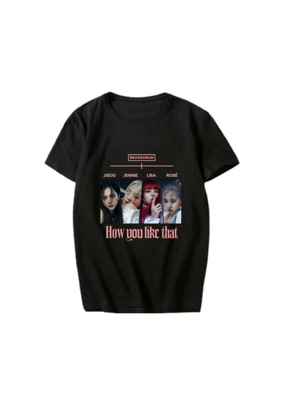 Noıssey Kırmızı Etiket Galashop Kpop Blackpınk T-shirt 17787 Siyah