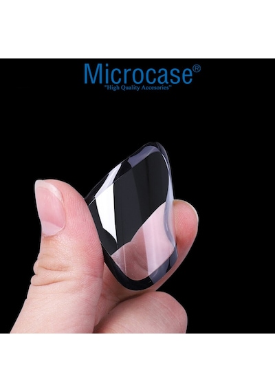 Apple Uyumlu Watch Seri 4 - 5 44 Mm Tam Kaplayan Kavisli 3D Pet Film Syh