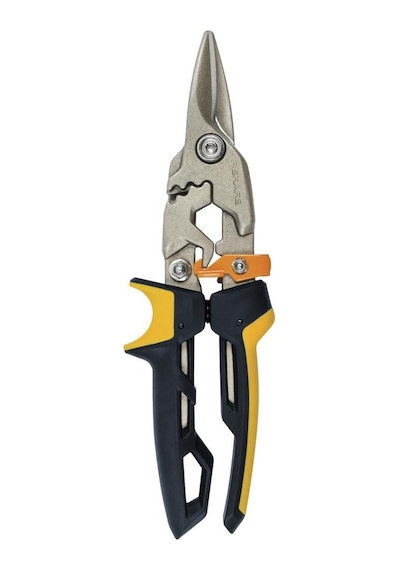 Fiskars Powergear Metal Levha Düz Kesim Makas