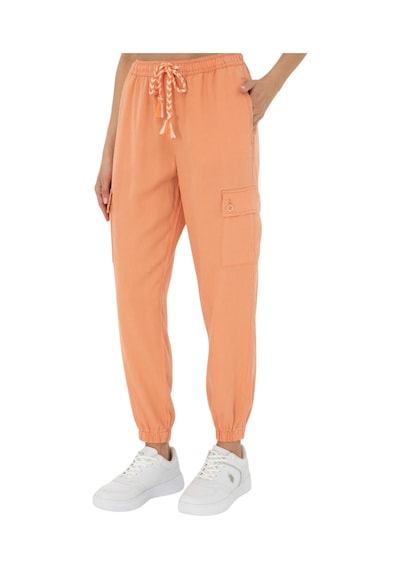 U.S. Polo Assn. Kadın Kanvas Pantolon 50281794 Somon