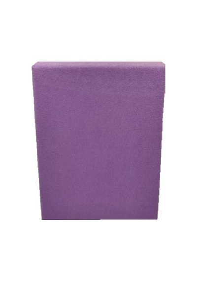 Altın Karma Havlu Lastikli Çarşaf Takımı 180x200 Cm 2 Adet 50x70 Cm Yastık Kılıfı Lila