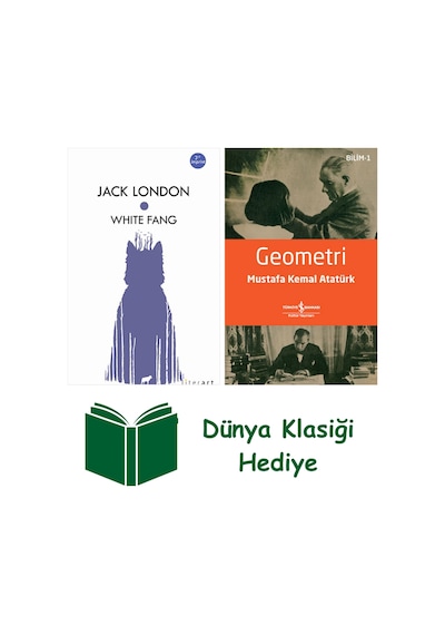 White Fang + Geometri + Dünya Klasiği Hediye