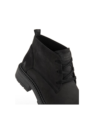 Hush Puppies Manopy Bounce Hakiki Deri Erkek Bot Siyah