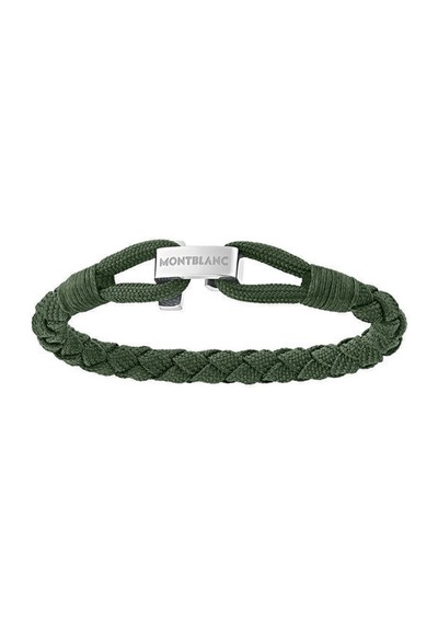 Montblanc Yeşil Wrap Me Bileklik Naylon Ve Çelikten 12838468 Yeşil