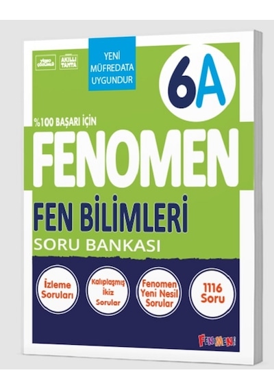 Fenomen Okul 2026 6. Sınıf Fen Bilimleri A Soru Bankası Yeni Nesile Kolay Geçiş Güncel Müfredat