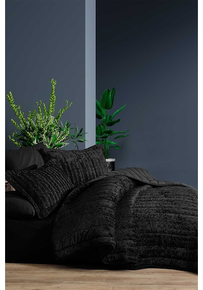 Elart Comfort yeni nesil uykuseti - 3 parça Velvet Antrasit (230x Antrasit