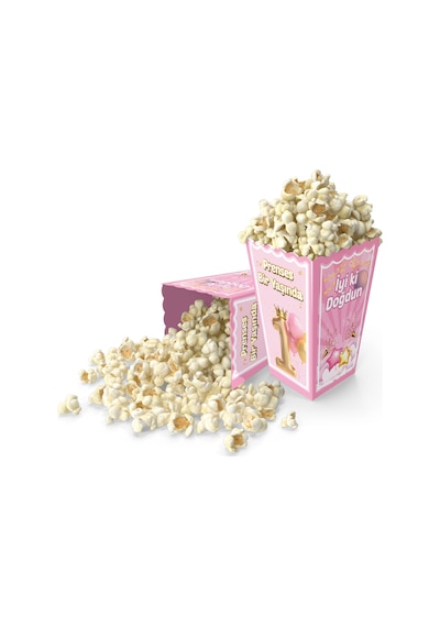 3 Paket 8'li Mısır Kutusu Pembe 1 Yaş