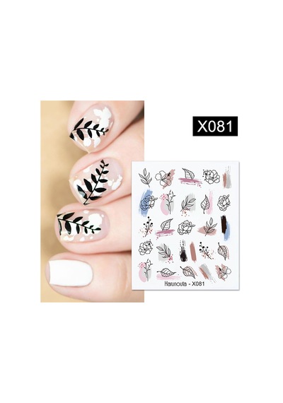 Su Transferli Nail Art Sticker X081 52340-1