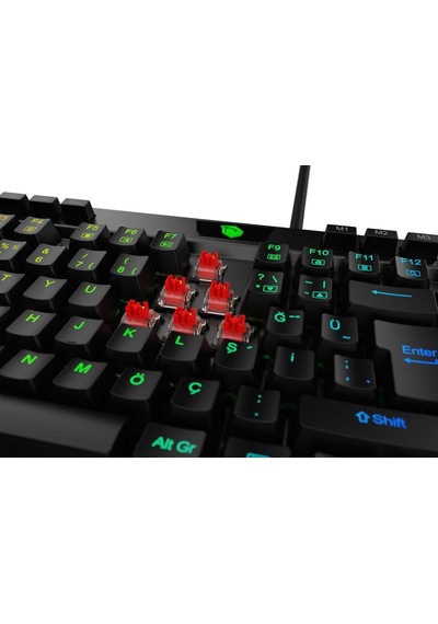 K3 Pro Rgb Mekanik Türkçe Kablolu Oyuncu Klavyesi