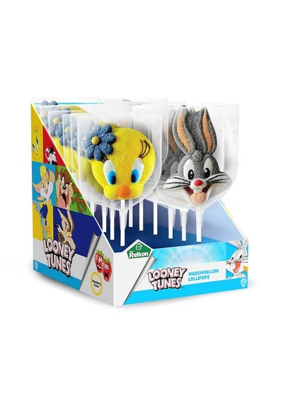 Relkon Orjinal Lisanslı Looney Tunes Marshmallow Lolipop 45 Gr 1 Adet