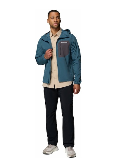 Columbia Tall Heights Iıı Kapüşonlu Erkek Softshell-9128 Mavi