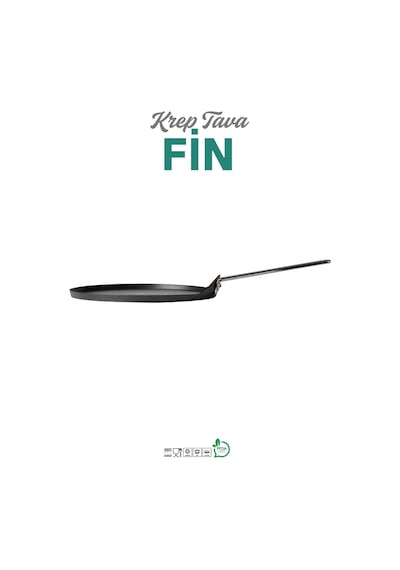 Fin Krep Tava 26 Cm Siyah