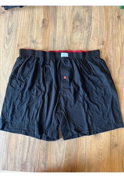 Jiber %100 Pamuk Düğme Detaylı Erkek Havlu Bel Boxer Battal 3'lü Paket Çok Renkli