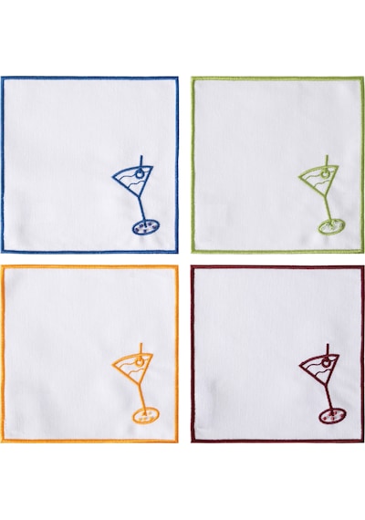 Mudo Home Festıve Kokteyl Peçete 15x15 Çok Renkli