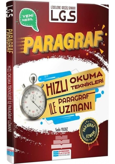 LGS Hızlı Okuma Teknikleri İle Paragraf Uzmanı- Evrensel İletişim Yayınları