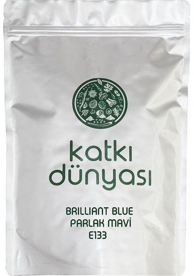 Katkı Dünyası Brilliant Blue (Parlak Mavi) E133 Toz Gıda Boyası 1 KG