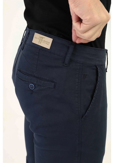 Tom Free Store Erkek Likralı Esnek Kumaş Pamuklu Yumuşak Dokulu Chino Pantolon Lacivert