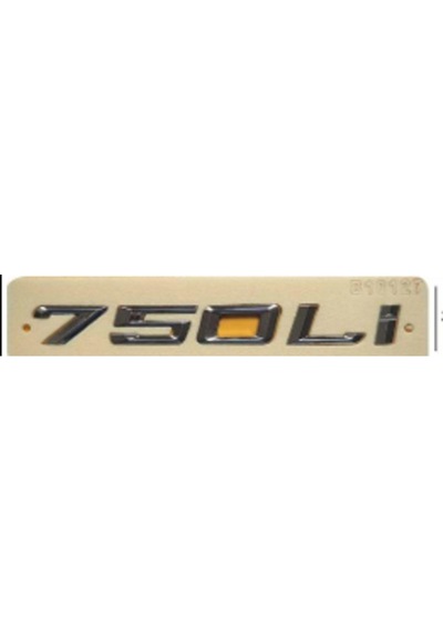 750li Krom Bagaj Yazısı 3a 3d 3abs