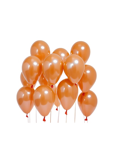 20 Adet 12 İnç 30 Cm Metalik Turuncu Balon Doğum Günü Süsleme TURUNCU