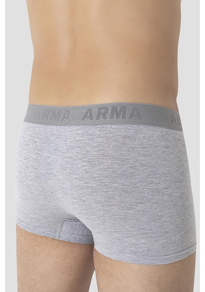 Arma Yıldız 6'lı Paket Erkek Pamuklu Likralı Esnek Kumaş Renkli Boxer Gri - Lacivert - Siyah Arma Yıldız 6'lı Paket Erkek Pamuklu Likralı Esnek Kumaş Renkli Boxer Gri - Lacivert - Siyah