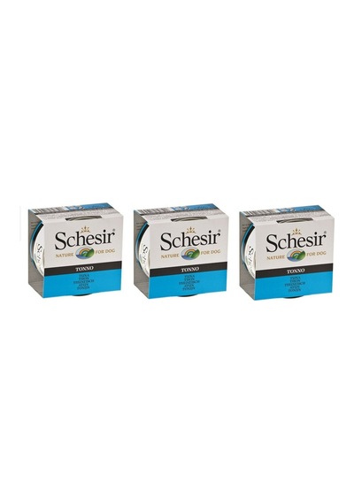 Schesir Ton Balıklı Yetişkin Köpek Konservesi 3 x 150 G