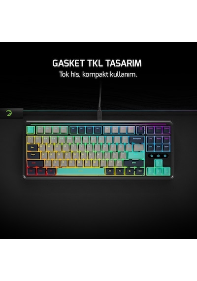 Gamepower Zoom Rgb Kablolu Mekanik Gaming Klavye Siyah