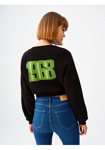 LOFT Loose Fit Kadın Sweatshirt Lf2034511 Q1.v1 Siyah