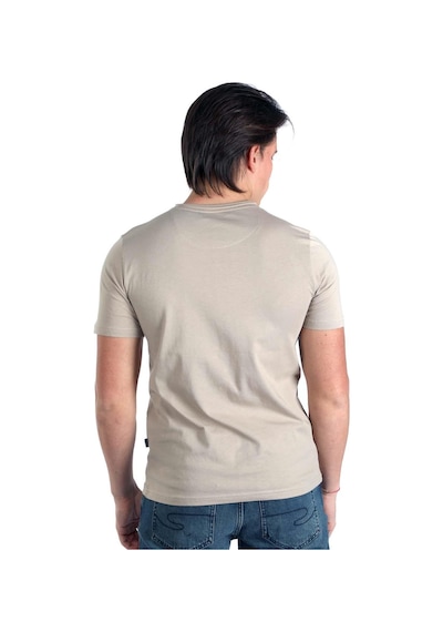 Lee Cooper Gael Erkek O Yaka T-Shirt Bej-17681-Bej