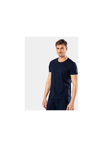 Cacharel Erkek Bisiklet Yaka T-shirt Slim Fit 2169/lacivert 001