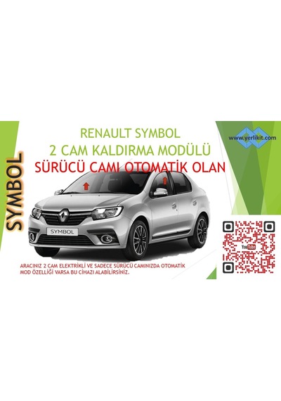 Renault Symbol 2Li Cam Modülü Sürücü Camı Otomatik Olan