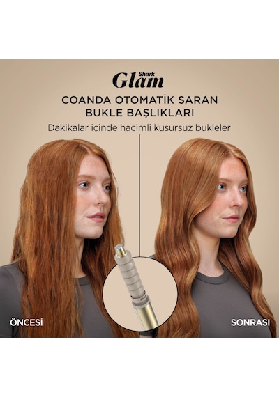 Shark Glam HD6051SEU 5in1 Saç Şekillendirme Seti