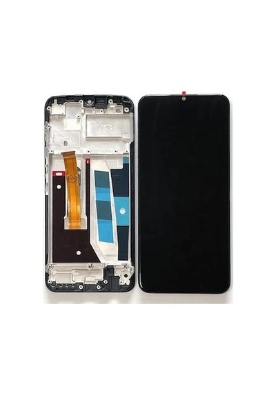 Realme C11 Lcd Ekran Dokunmatik Çıtalı Siyah
