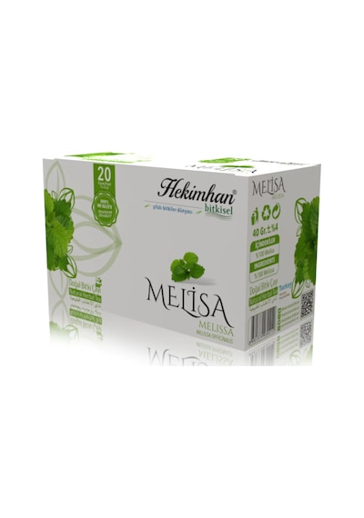 Hekimhan Bitkisel Melisa Doğal Bitki Çayı Süzen Poşet 2'li 20 x 2 G
