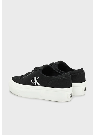 Calvin Klein Bayan Ayakkabı Yw0yw01763 0gm Siyah-beyaz Siyah-beyaz Siyah - Beyaz