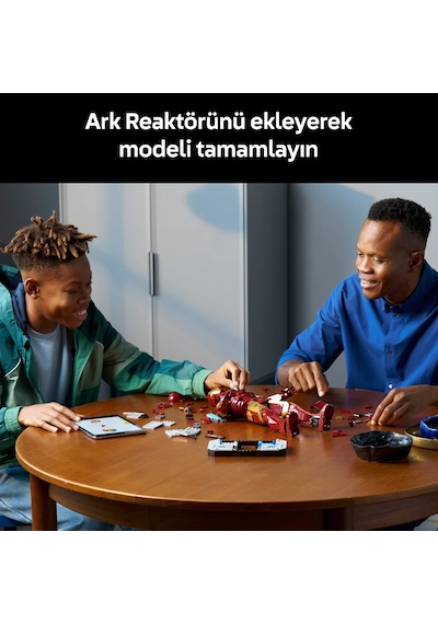 LEGO® ǀ Marvel Iron Man Mark 3 Koleksiyoncu Versiyonu 76344 - Yetişkinler için Minifigür İçeren Model Yapım Seti (1297 Parça)