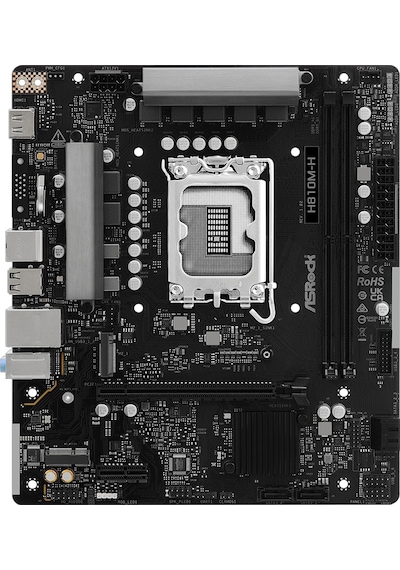 Asrock H810m-h 6400mhz Ddr5 Soket 1851 M.2 Usb 3.2 Hdmı Matx Anakart